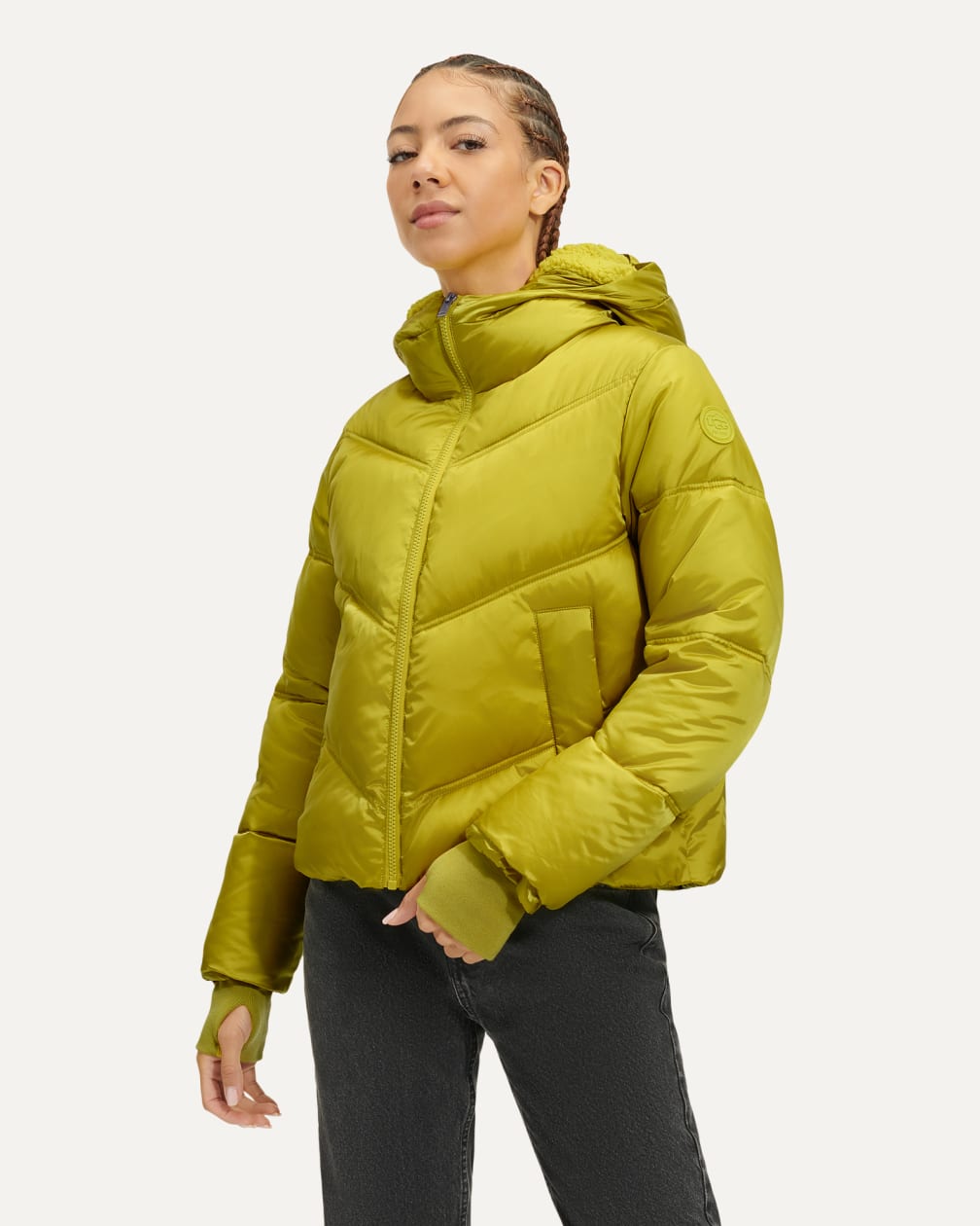 UGG® 公式【 ロニー クロップド パッファー ジャケット|Ronney Cropped Puffer Jacket| 195719805210 |  レディース】アグ 公式サイト